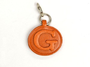 G Leather Alphabet Plate