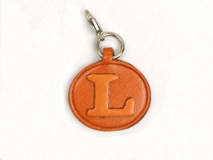 L Leather Alphabet Plate