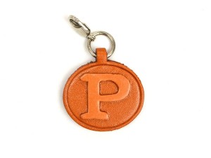 P Leather Alphabet Plate