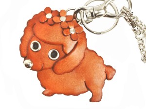 Toy Poodle Handmade Leather Dog/Bag Charm