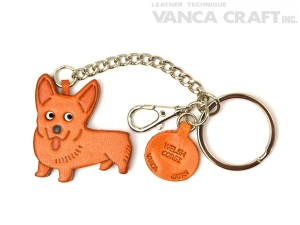 Welsh Corgi Leather Ring Charm #26075