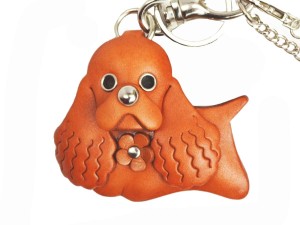 American Cocker Spaniel Leather Dog/Bag Charm