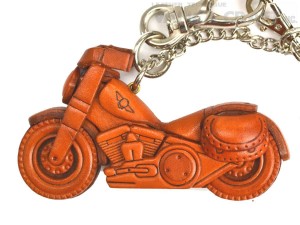 Chopper Bike Leather Goods/Bag Charm