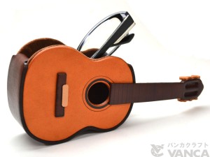 Guitar Handmade Leather Eyeglasses Holder/Stand #26218