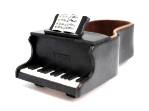 Piano Handmade Leather Eyeglasses Holder/Stand #26219