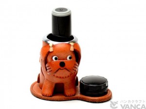 Shih Tzu Leather Seal Stand #26298