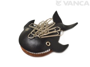 Whale Leather Magnet Clip holder #26255