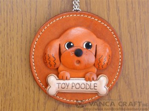 Toy poodle Leather Wall Deco