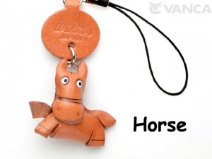 Horse Japanese Leather Cellularphone Charm Animal 
