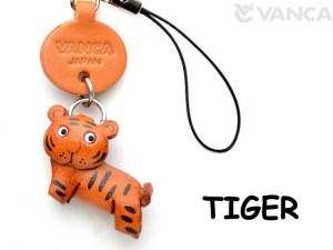 Tiger Japanese Leather Cellularphone Charm Animal
