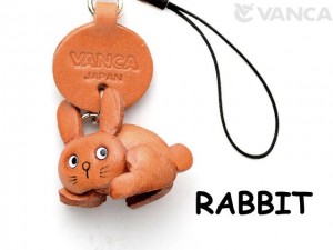 Rabbit Japanese Leather Cellularphone Charm Animal