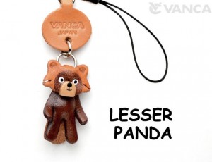 Lesser panda Japanese Leather Cellularphone Charm Animal