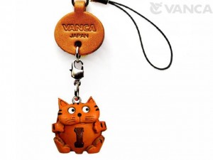 Cat I Leather Cellularphone Charm Alphabet