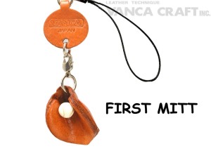 First mitt/lefty Japanese Leather Cellularphone Charm Goods 