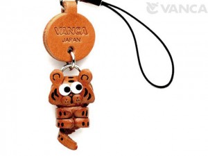 Tiger Japanese Leather Cellularphone Charm Zodiac Mascot