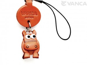 Horse Japanese Leather Cellularphone Charm Zodiac Mascot