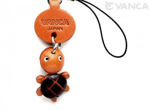 Turtle Japanese Leather Cellularphone Charm Mascot 