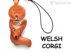 Welsh Corgi Leather Cellularphone Charm #46764