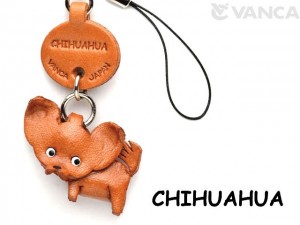 Chihuahua Leather Cellularphone Charm