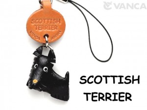 Scottish Terrier Leather Cellularphone Charm #46756