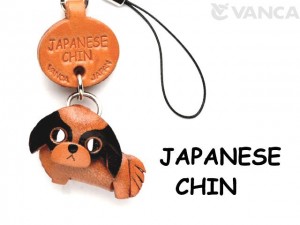 Japanese Chin Leather Cellularphone Charm