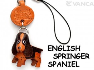 English Springer Leather Cellularphone Charm #46772