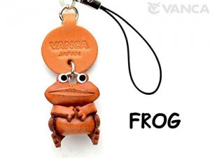 Frog Japanese Leather Cellularphone Charm Animal