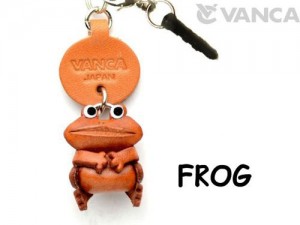 Frog Leather Animal Earphone Jack Accessory