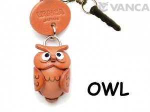 Owl Leather Animal Earphone Jack Accessory