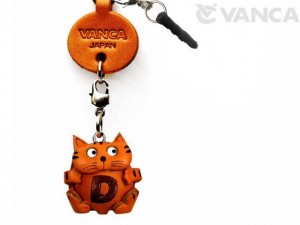 Alphabet Cat D Leather Animal Earphone Jack Accessory