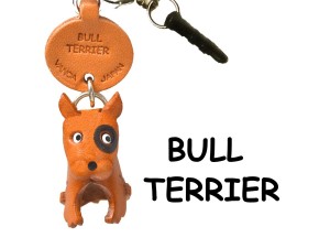 Bull Terrier Leather Dog Earphone Jack Accessory