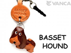 Basset Hound Leather Dog Earphone Jack Accessory