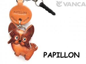 Papillon Leather Dog Earphone Jack Accessory
