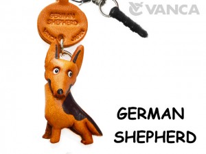 German Shepherd Leather Dog Earphone Jack Accessory