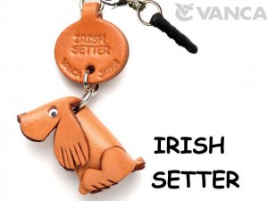 Irish Setter Leather Dog Earphone Jack Accessory