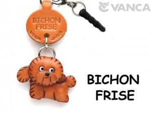 Bichon Frise Leather Dog Earphone Jack Accessory