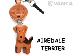 Airedale Terrier Leather Dog Earphone Jack Accessory