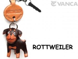 Rottweiler Leather Dog Earphone Jack Accessory