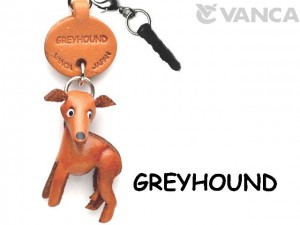 Greyhound Leather Dog Earphone Jack Accessory