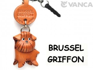 Brussels Griffon Leather Dog Earphone Jack Accessory