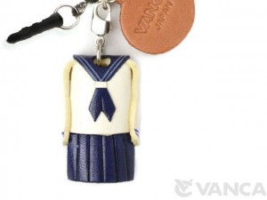 Uniform Girls Sailor Suit Leather goods Earphone Jack Accessory
