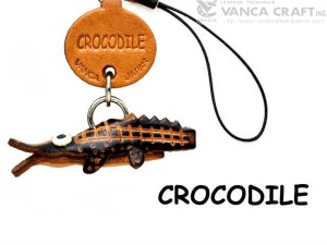 Crocodile Japanese Leather Cellularphone Charm Fish 