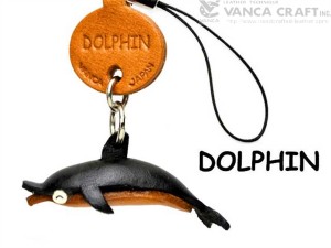 Dolphin Japanese Leather Cellularphone Charm Fish 