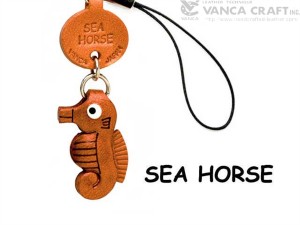 Sea horse Japanese Leather Cellularphone Charm Fish 