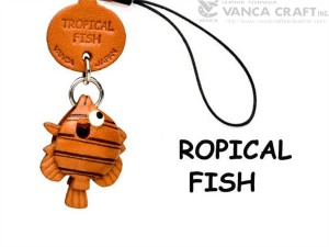 Tropical fish Japanese Leather Cellularphone Charm Fish 