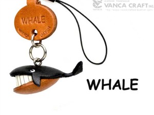Whale Japanese Leather Cellularphone Charm Fish 