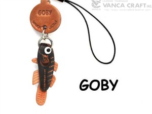 Goby Japanese Leather Cellularphone Charm Fish 