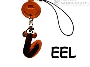 Eel Japanese Leather Cellularphone Charm Fish 