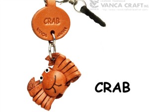 Crab Leather Fish & Sea Animal Earphone Jack Accessory