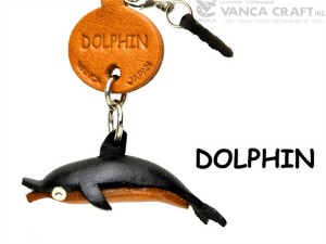 Dolphin Leather Fish & Sea Animal Earphone Jack Accessory